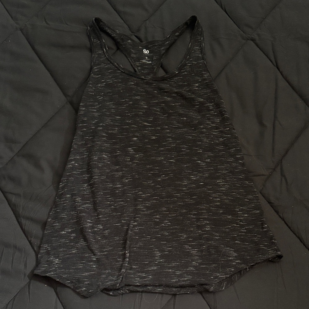 Black Racerback Tank